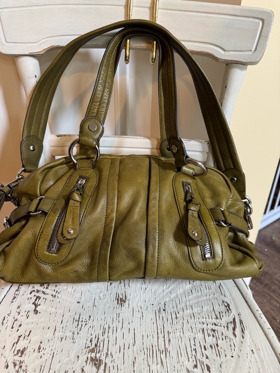 b. makowsky Handbags - B. Makowsky Olive Green Leather Tote Bag - Women's Handbag
